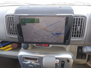 タブレットをカーナビにした。完成。